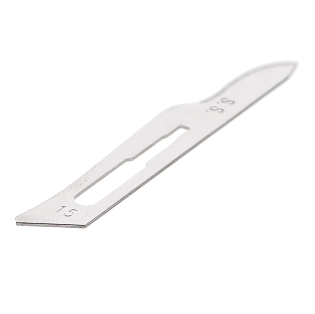 House Brand Dentistry 103108 HSB Surgical Scalpel Blades #15 Sterile Stainless Steel 100/Bx House Brand Dentistry 103108 HSB Surgical Scalpel Blades #15 Sterile Stainless Steel 100/Bx